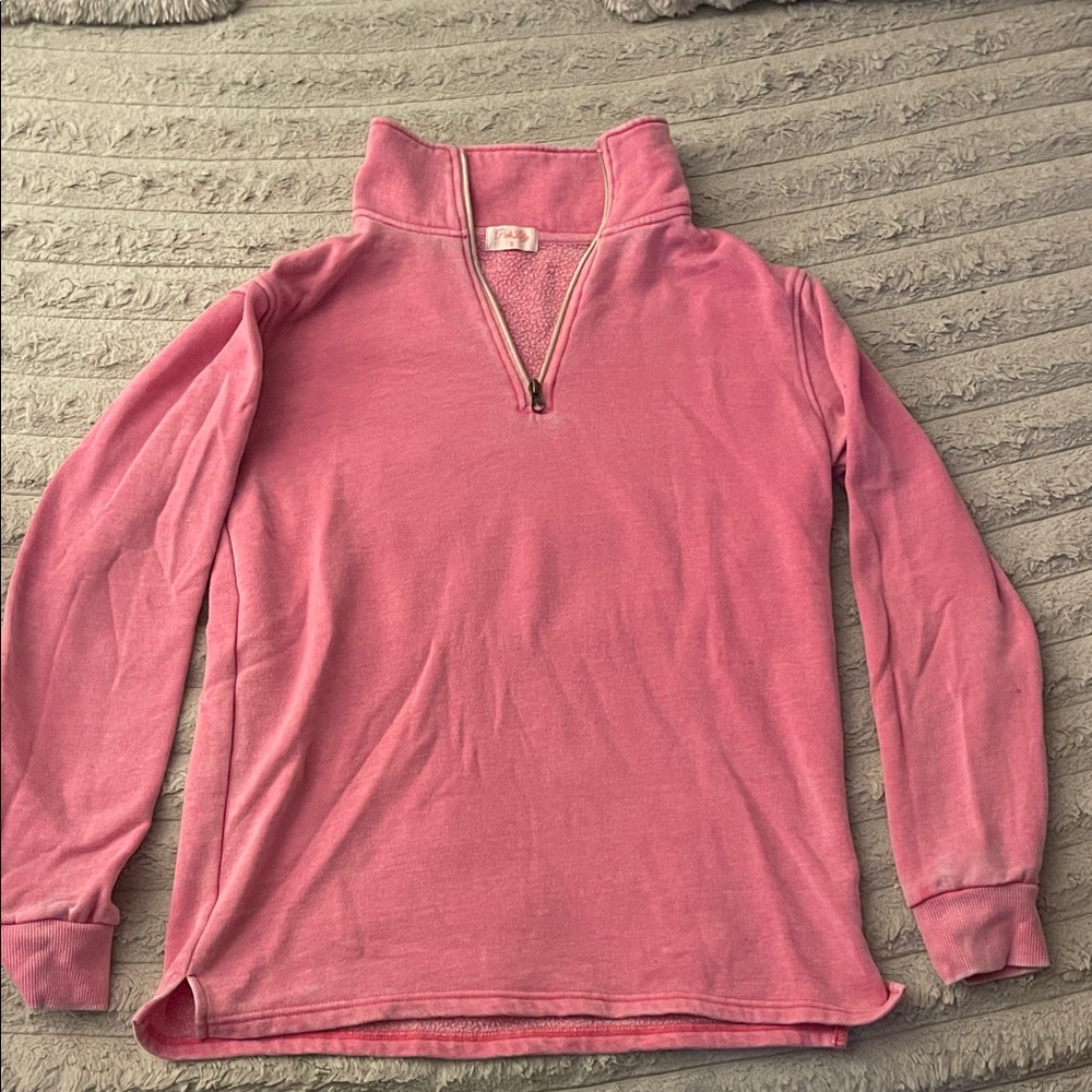 Pink Lily Soft Pink Zip-Up Sweater
